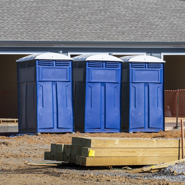 is there a specific order in which to place multiple portable toilets in Delray Beach FL